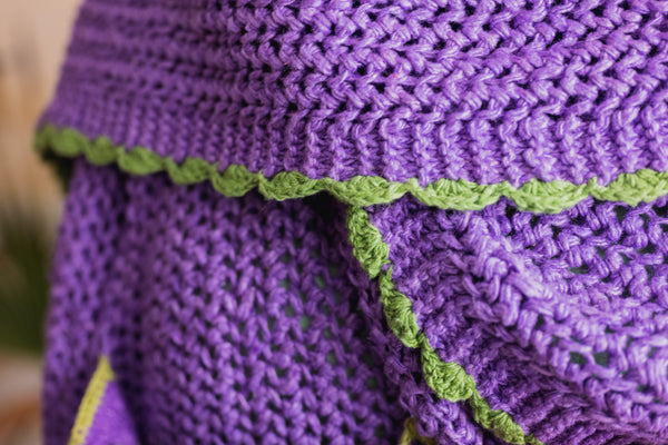 Seher Pocket Scarf Purple