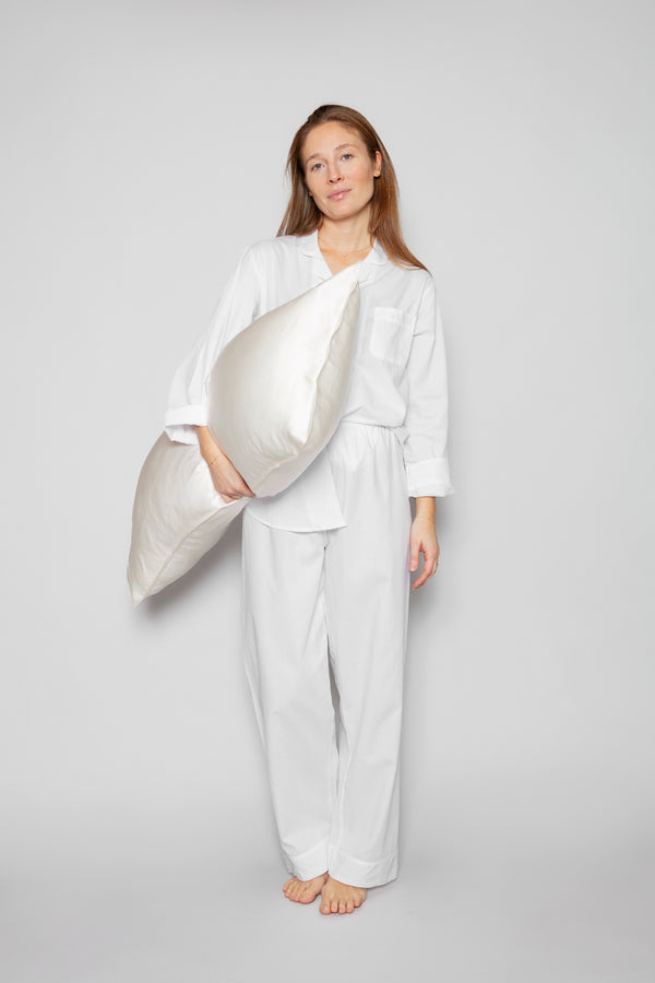 Silk Pillowcase Pearl 50x90 cm