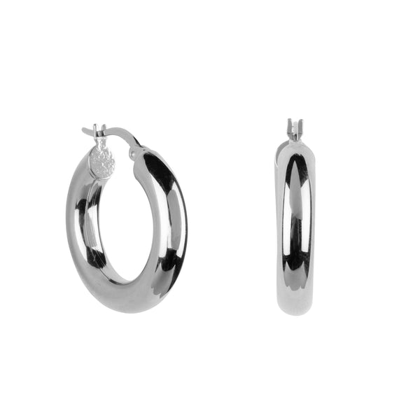 Aria Hoops Silver