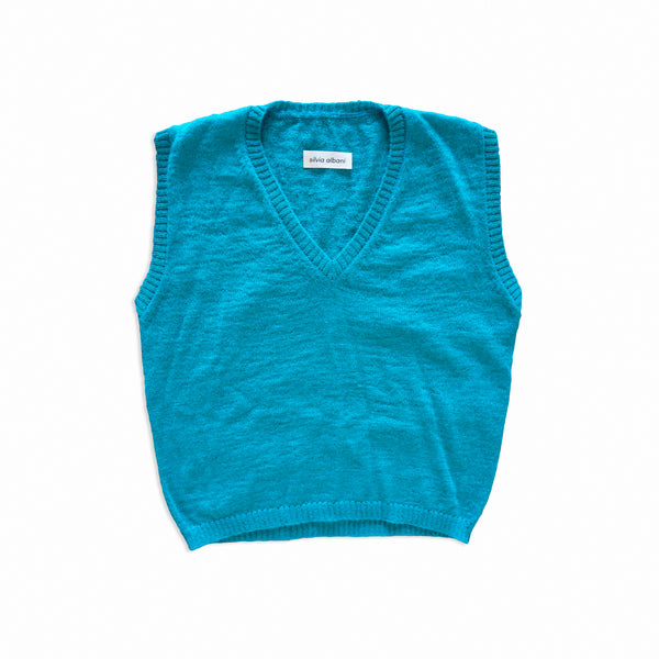 Verditter Blue Vest