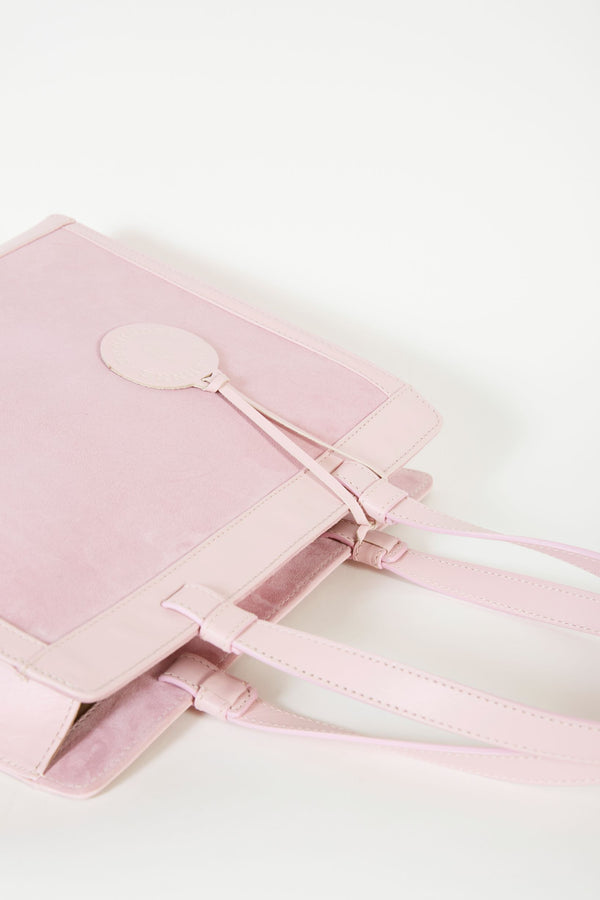 Carré Suede Handbag