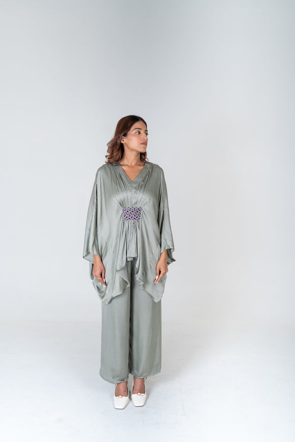 Braided Kaftan Co-ord Set