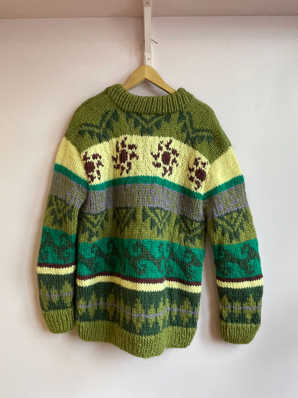 Winter Jungle Chunky Woolen Sweater