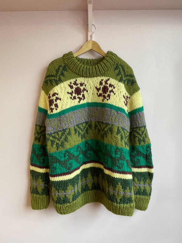 Winter Jungle Chunky Woolen Sweater