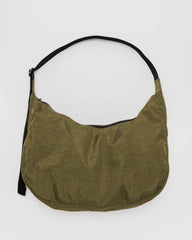 Agave green sale large crescent slouch bag