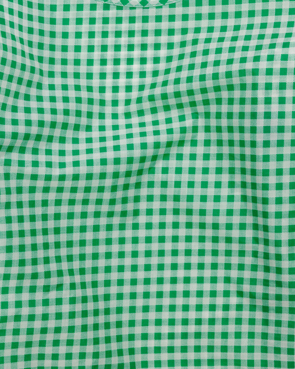 Standard Baggu Bag Green Gingham