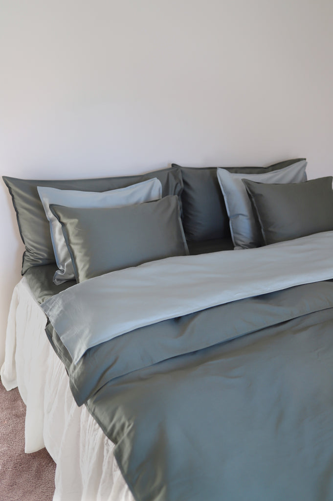 Duvet Cover Double Forest Green