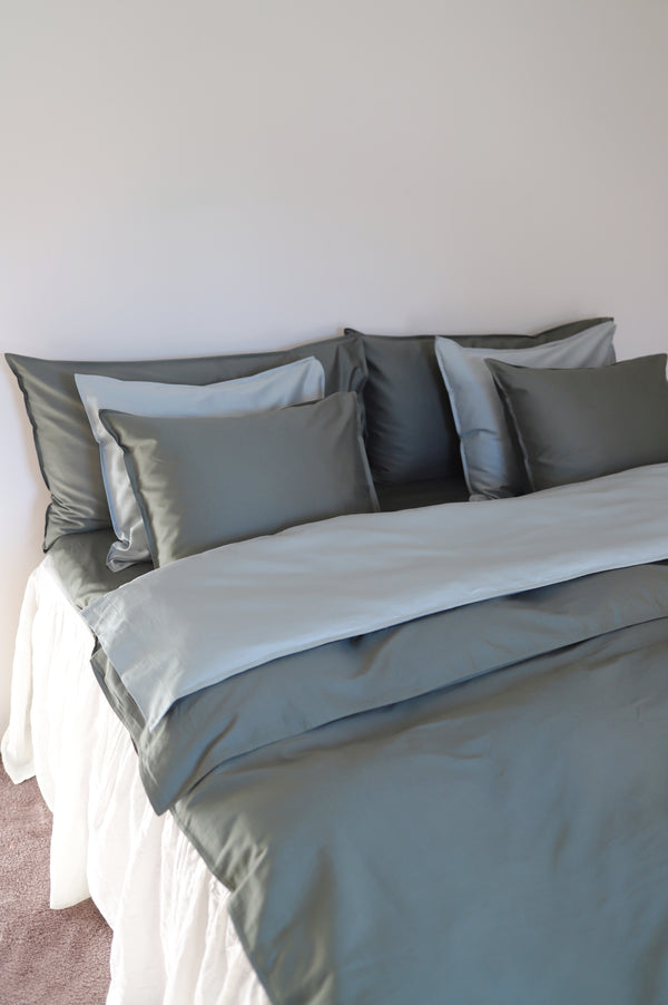 Duvet Cover Double Forest Green