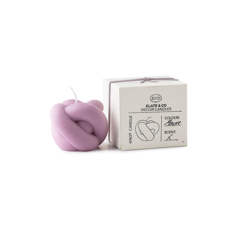 Knot Candle Violet
