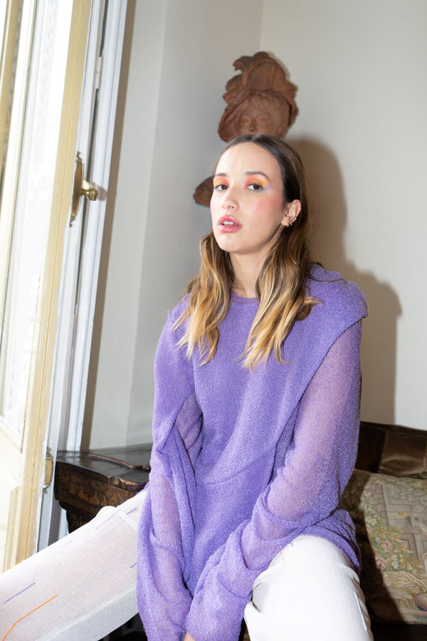 Violet Knitted Sweater