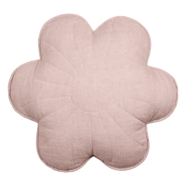 Linen Bloom Pillow Light Pink Lily