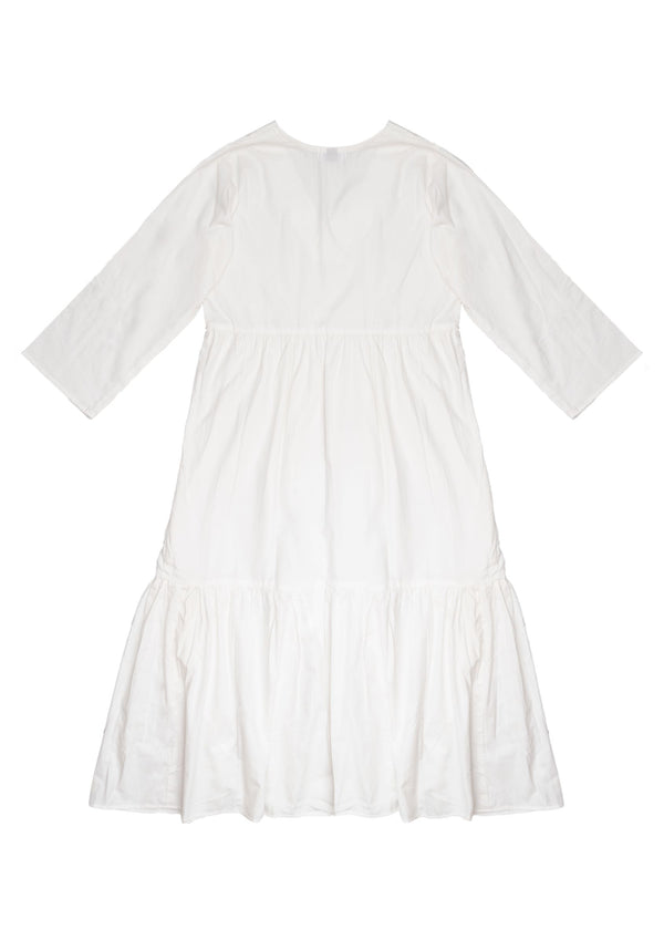 Ganges White Long Dress