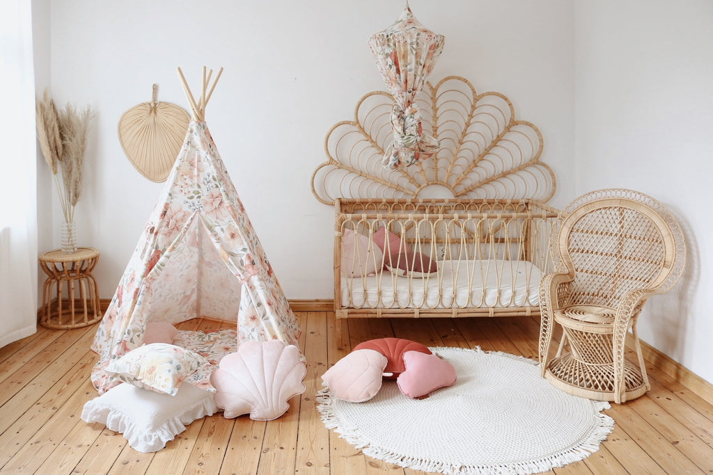 Teepee nursery outlet decor