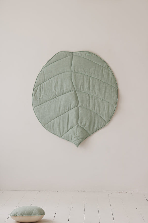 Linen Leaf Mat Mint