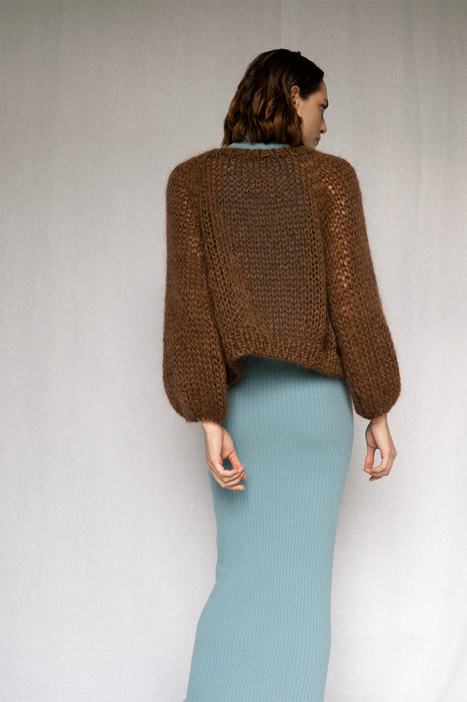 aere♡mohair boarder knit Atelier Sweater - Women - MO Mohair - S018 Powder – n°74 E-Shop