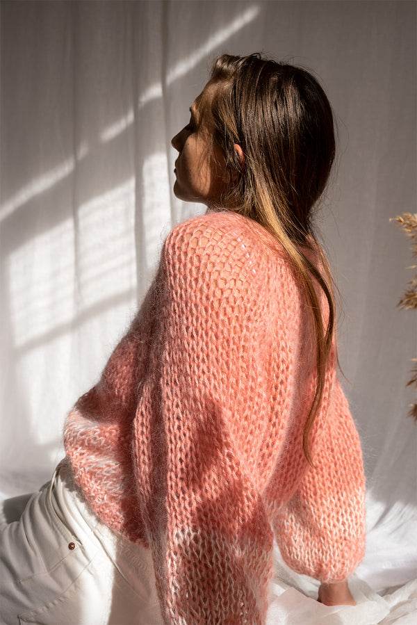 Two Tone Airy Cardigan