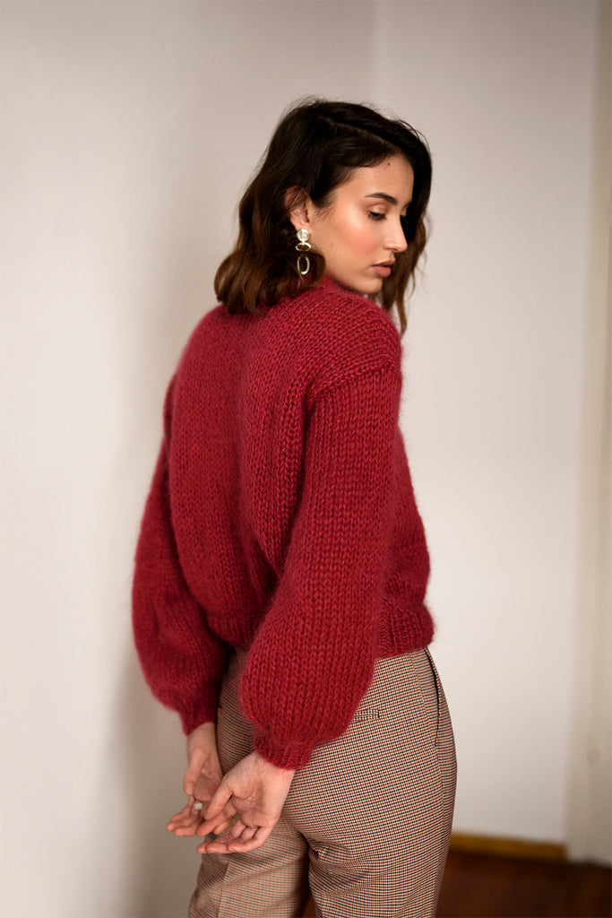 Chunky mohair sweater sale